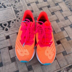 New Balance x Free People Fulecell Prism V1 Orange Low Top Lightweight Sneakers